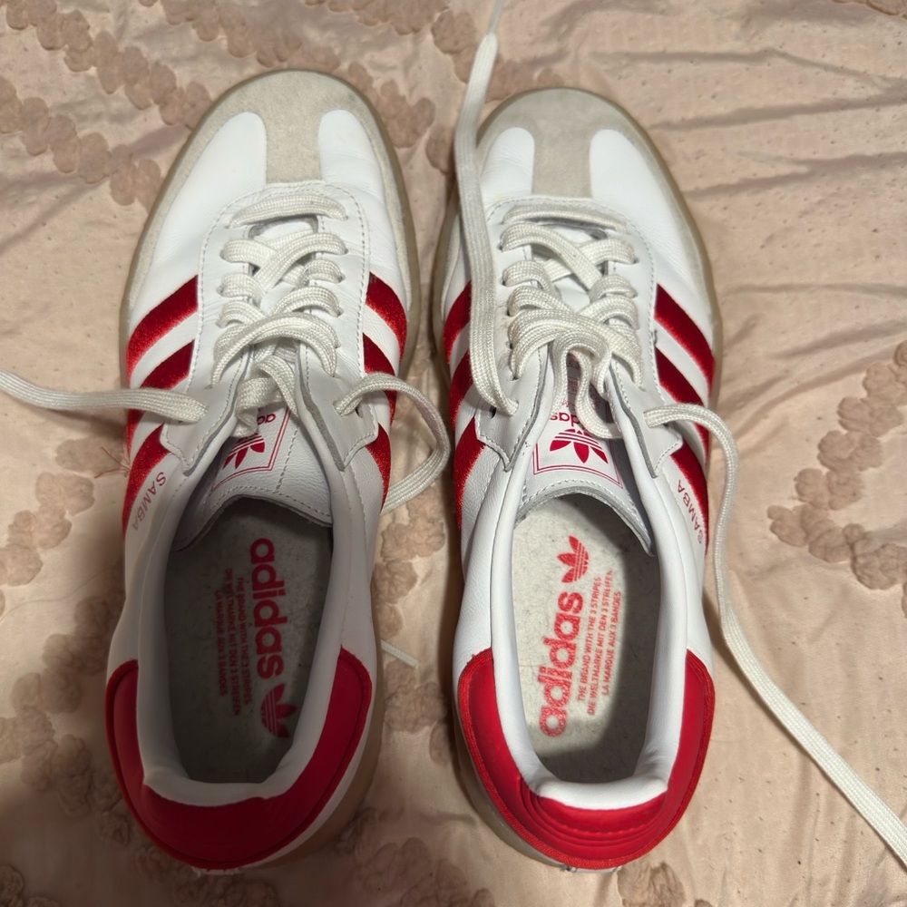 Adidas Sambas Limited Edition style. Like new, only worn twice